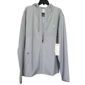 Vuori Men’s Sunday Element Jacket Platinum Heather Gray XXL V215  New w/tag $128